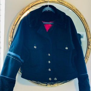 Navy Winter Jacket/Coat - Medium - Free People